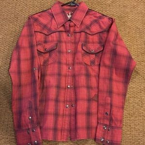 Women's Medium Rock & Roll Cowgirl shirt